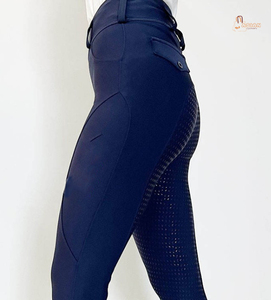 Culottes d'équitation vintage personnalisées 100 % coton pour enfants, leggings ajustés anti-humidité pour enfants - Product Image 1