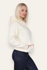 Sudadera con Capucha Personalizada para Mujer, Sudadera de Felpa de Algodón, Sudadera Informal Lisa con Bolsillo, Ropa Urbana, Sudaderas con Capucha OEM para Mujer - Product Image 4