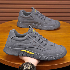Chaussures de sport décontractées en mesh légères, basses, respirantes, style marche pour hommes - Product Image 3