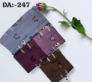 Abaya Hijab de Luxe Droite, Robe Musulmane Style Cotey, Écharpe, avec Superbe Broderie Diamantée sur le Devant, Haute Qualité - Product Image 3