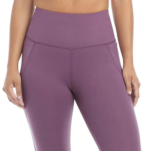 Leggings de yoga pour femmes à prix raisonnable, couleur unie, antibactériens, qualité supérieure, anti-plis, extensibles dans quatre sens, taille élastique sans couture - Product Image 6