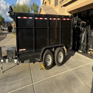 Best Price Heavy Duty 6x12 Tipping Dump <b>Trailer</b> Farm Used Attached <b>Tractor</b> Hydraulic Cargo Utility High Quality Truck - Product Image 4