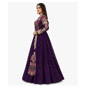 Vestido Lehenga Choli al por mayor para mujer, largo hasta el suelo, de seda, para boda, estilo afgano, elegante, holgado, ropa étnica, vestido afgano Kuchi - Product Image 2