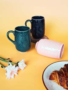 Tasse à café en céramique artisanale de qualité supérieure à prix abordable pour l'exportation, magnifiquement conçue, toutes couleurs, fabriquée à la main. - Product Image 4