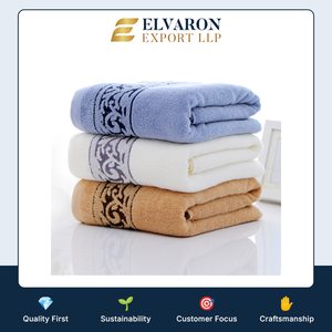 Serviette de bain jacquard personnalisée, tissée, épaisse, douce, absorbante, en coton, pour hôtel, fabricant de serviettes de douche - Product Image 6