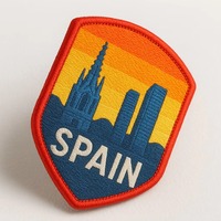 Meilleur Patch Brodé Personnalisé à Thermocoller pour Badges de Voyage Souvenirs, avec Dos Velcro, pour Collectionneurs, Touristes, Événements et Chapeaux