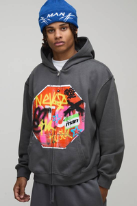 Sudadera con Capucha de Invierno con Cierre, 430 g/m², 100% Algodón, Felpa, de Alta Calidad, Gruesa, con Logotipo Personalizado Impreso, Ecológica y Resistente al Viento - Product Image 4