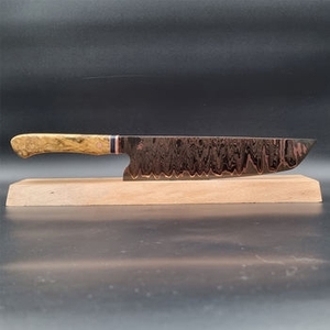 Luxury Grade <b>Copper</b> Damascus Utility Chef Knife With Balanced <b>Handle</b> For Daily <b>Kitchen</b> Slicing And Chopping - Product Image 2