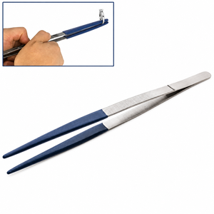 Pinces à vapeur 8 10 12 pouces en acier inoxydable, outil de précision pour la réparation de bijoux et de montres ZetomedPro - Product Image 4