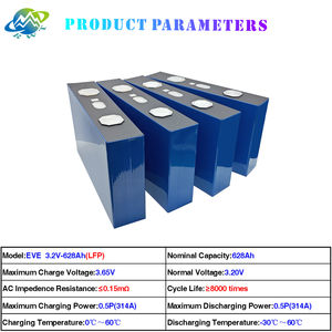 RWT Mb56 628ah 3.2v <span class=keywords><strong>Lifepo4</strong></span> 배터리 Lf560k 587ah 580ah 8000-15000 사이클 <span class=keywords><strong>Lifepo4</strong></span> 셀 각형 태양 리튬 이온 배터리 - Product Image 4