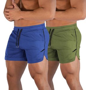 Pantalones cortos deportivos personalizados a precio razonable para hombre, informales, transpirables, de secado rápido, bordados, tejidos, de cintura media - Product Image 1