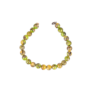 Natural Peridot Copper <b>Beads</b> <b>Gold</b> Plated 925 Sterling Silver <b>Bracelet</b> Handmade Gemstone Jewelry for Unisex Party Wedding Gift - Product Image 1
