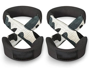 Sangles de poignet de fitness antidérapantes tressées avec coussinet de poignet rembourré pour l'entraînement de performance avec barre et haltères - Product Image 5