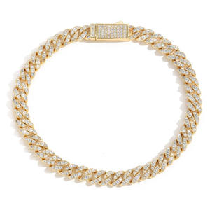 Bracelet en moissanite sur mesure, fourni directement par l'usine, avec testeur de diamants inclus, disponible au meilleur prix depuis l'Inde. - Product Image 2