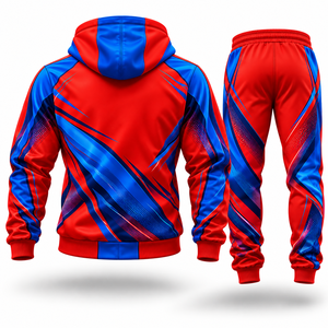 Conjunto Deportivo Sublimado Personalizado para Hombre, Chaqueta y Pantalones Transpirables, Ropa Deportiva Personalizada para Entrenamiento y Gimnasio - Product Image 3