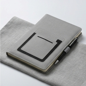 Aurelux <b>A5</b> PU Leather Front Pocket Premium Corporate <b>Diary</b> with Custom Logo for Office Organization - Product Image 1