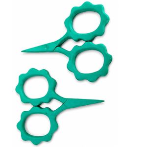 Mini Sunflower & Daisy Design Stainless Steel Right-Handed Hair <b>Thinning</b> Scissors with Short Handle - Product Image 6