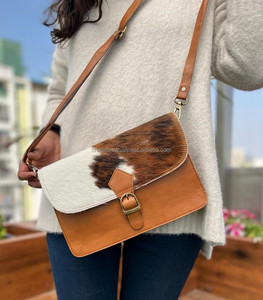 Nouveau sac à main en cuir de vachette véritable femmes occidentales sacs à bandoulière Offre Spéciale vache cacher les cheveux sur le cuir sac à bandoulière sacs à main en cuir véritable - Product Image 4