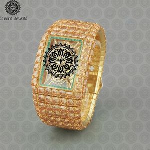 Reloj de Lujo para Hombre Charm Jewells, Caja de Acero Inoxidable, Movimiento Mecánico, Cierre Oculto con Botón, Correa de 20 mm, Esfera de 40 mm, 10 Bar - Product Image 1