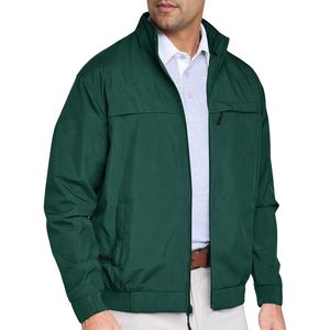 2025 veste de golf légère à glissière complète pour hommes avec col montant coupe-vent décontracté vêtements d'extérieur - Product Image 2