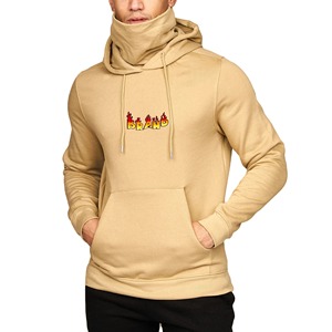 Sudadera con Capucha para Hombre, de Algodón Tejido, Casual, con Bolsillo Frontal, Corte Regular, Otoño, Ecológica, Servicio OEM, Diseño con Logotipo de Llama - Product Image 1