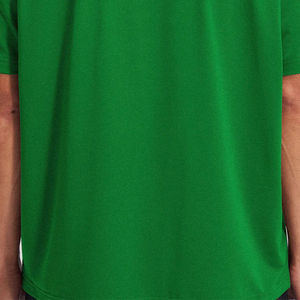 Camiseta Verde de Manga Corta con Cuello Redondo para Hombre, con Estampado de Montaña y Olas en Pixel Art, Estilo Casual, Tejido de Punto Jersey, Corte Regular - Product Image 5