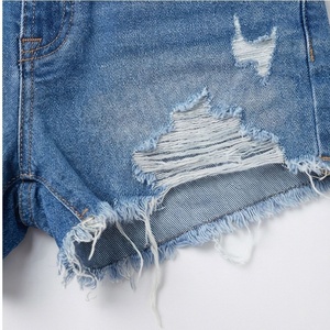 Shorts en jean pour femmes, vêtements décontractés à la mode, nouveau style, shorts taille haute pour femmes, bas de tenue d'été, couleur personnalisée, style tendance streetwear - Product Image 6