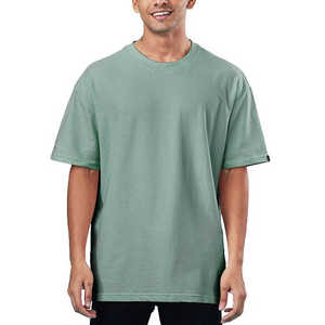 เสื้อยืดแบบย้อมสีเอซิดสำหรับผู้ชาย ผ้าฝ้าย 100% เป็นมิตรกับสิ่งแวดล้อม ระบายอากาศได้ดี สวมใส่สบาย รับออกแบบตามสั่ง บริการ OEM ขายส่งจากปากีสถาน - Product Image 1