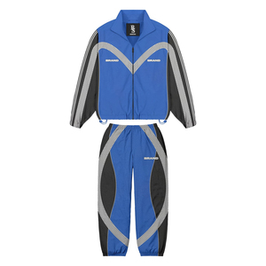 Ensemble de survêtement streetwear pour homme personnalisé, veste coupe-vent oversize, pantalon de jogging, ensemble de vêtements de sport 2 pièces - Product Image 3