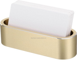 ผู้ถือบัตรธุรกิจหัตถกรรมทำด้วยมือ23กะรัตชุบทองผลิตจากทองเหลืองแข็งชุบทอง - Product Image 4