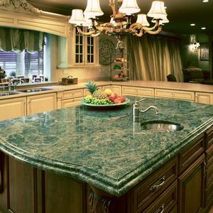 Grande dalle en marbre vert de qualité supérieure polie à des fins décoratives pour une solution de conception graphique - Product Image 5