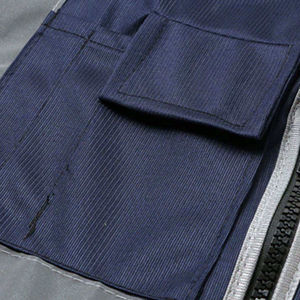 Gilet de sécurité haute visibilité ANSI Classe 1 EN ISO 20471 Classe 2, bandes réfléchissantes, imperméable, logo LED clignotant, poches zippées - Product Image 6