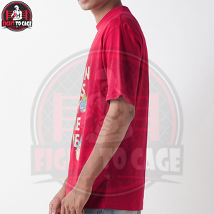 เสื้อยืดผู้ชายไซส์ใหญ่ ดีไซน์ใหม่ล่าสุด คอโอ แขนสั้น สีพื้น ผ้าฝ้ายแท้ 100% สินค้าลิขสิทธิ์ Morty สีแดง สำหรับผู้ใหญ่ - Product Image 2