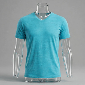 Camiseta de Manga Corta para Hombre, Estampado de Mármol Blanco, Cuello con Botones, Informal, Verano, Transpirable, Ligera, Poliéster/Algodón - Product Image 2