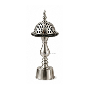 Metal Handicrafts Incense <b>Burner</b> Perforated Dome Lid Modern Art Antique Design Eco-friendly Long-lasting Customizable Options - Product Image 6