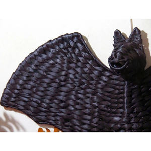 Decoración de Pared de Murciélagos de Jacinto de Agua Tejido Natural para Halloween - Adornos Colgantes de Murciélagos de Jacinto de Agua Negros Hechos a Mano para Fiestas - Product Image 4