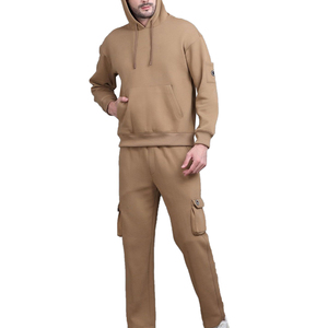 Popular Style <b>Men</b> Casual Solid Fleece Fashion Hoodies Custom Logo Long Sleeve <b>Pullovers</b> Tracksuits Pockets Winter Wear - Product Image 1