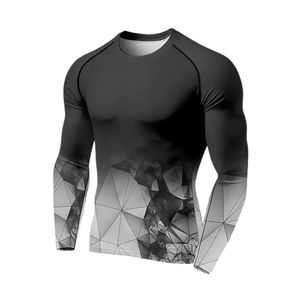 Camiseta Deportiva de Compresión de Manga Larga con Estampado Gráfico Estilo Superhéroe, para Fitness y Rendimiento Atlético - Product Image 5