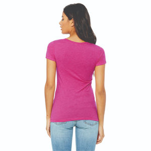 Camisetas de algodón suave teñidas en color liso, ligeras, transpirables, informales, ajustadas, de color sólido, unisex, de manga corta, OEM. - Product Image 3