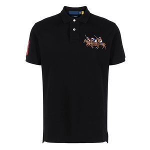 Camisetas Polo para Hombre 100% Algodón, Logotipo Bordado e Impreso Personalizado, Estilo Liso, Tejido de Punto Corto, Tallas Grandes - Product Image 3