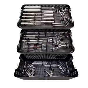 Juego de Instrumentos Manuales de Acero Inoxidable para Cirugía Espinal Lumbar Ortopédica con Estuche de Esterilización de Dentavex - Product Image 3