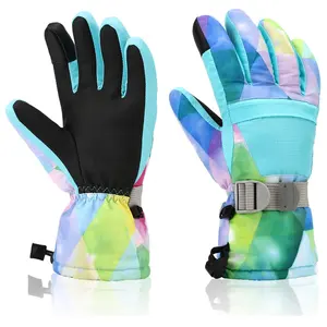 Waterproof Men's Ski Gloves Winter Warm 3M Thinsulate Snowboard Cold Weather Gloves