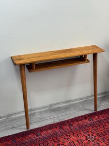 Elegante mesa de consola de madera maciza hecha a mano para recibidor, mesa delgada para sofá, para sala de estar, pasillo, muebles para el hogar - Product Image 2