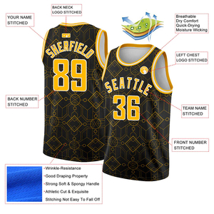 Camiseta de baloncesto para adultos, uniforme de entrenamiento transpirable de secado rápido personalizado profesional para hombres, camiseta deportiva para niños y niñas - Product Image 4