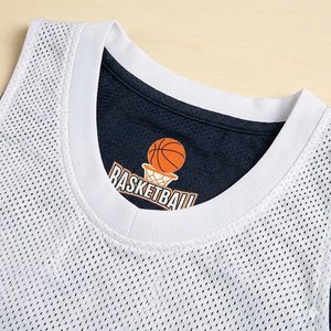 Camiseta de Baloncesto Unisex, sin Mangas, de Malla Transpirable, con Estampado Deportivo, para Adultos, para Todas las Temporadas, Corte Regular, Impresión Serigrafiada - Product Image 4