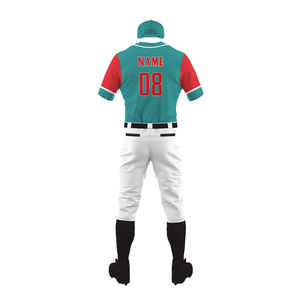 Wholesale Best Selling Unisex Baseball Uniform Customized Logo Team Wear Breathable <b>Printed</b> 100% Polyester Short Front Athletic - Product Image 2