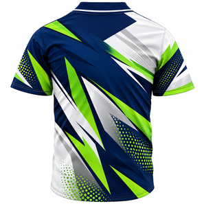Camiseta de Béisbol Sublimada Personalizada para Hombre, Manga Corta, Impresión, Absorbe la Humedad, Corte Regular, Ropa para Todas las Temporadas - Product Image 3