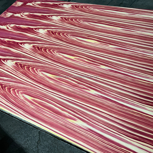 Panneau de contreplaqué décoratif IRODORITAI en cyprès Hinoki teinté rouge, placage, revêtement uréthane, design japonais, pour chambre et usage domestique - Product Image 3