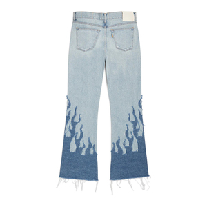 Pantalones Vaqueros de Cintura Alta con Decoración de Remaches, Lavado a la Piedra, Algodón Ligero, Estilo Punk, Jeans de Verano para Hombre - Product Image 6