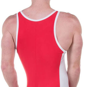 Gilet de lutte ajusté en Spandex/Polyester léger de haute qualité, respirant, vêtements de sport personnalisés, équipement de lutte OEM sous marque privée - Product Image 3